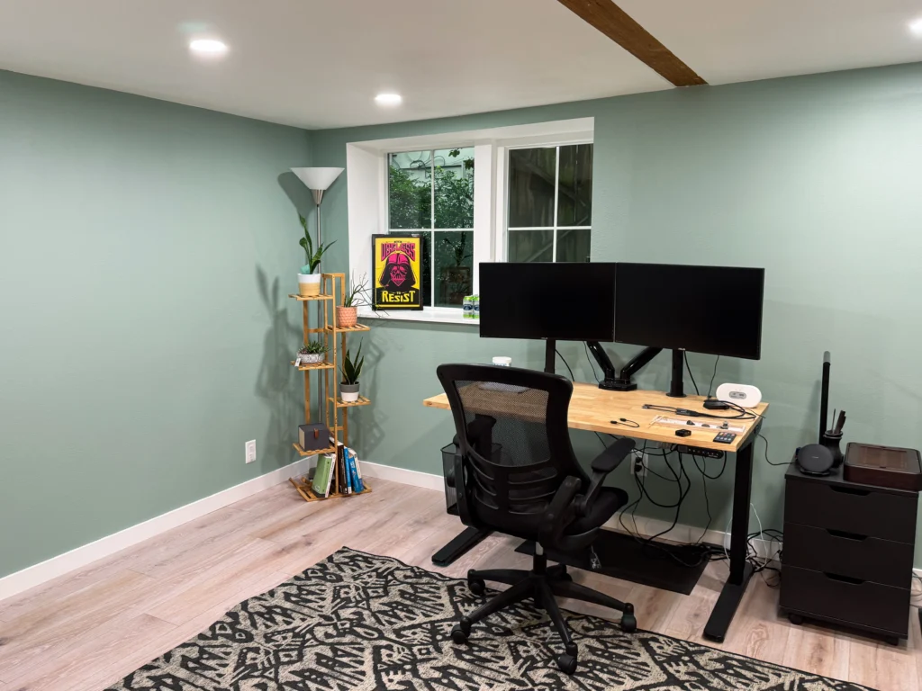 Basement Remodeling,  With Office