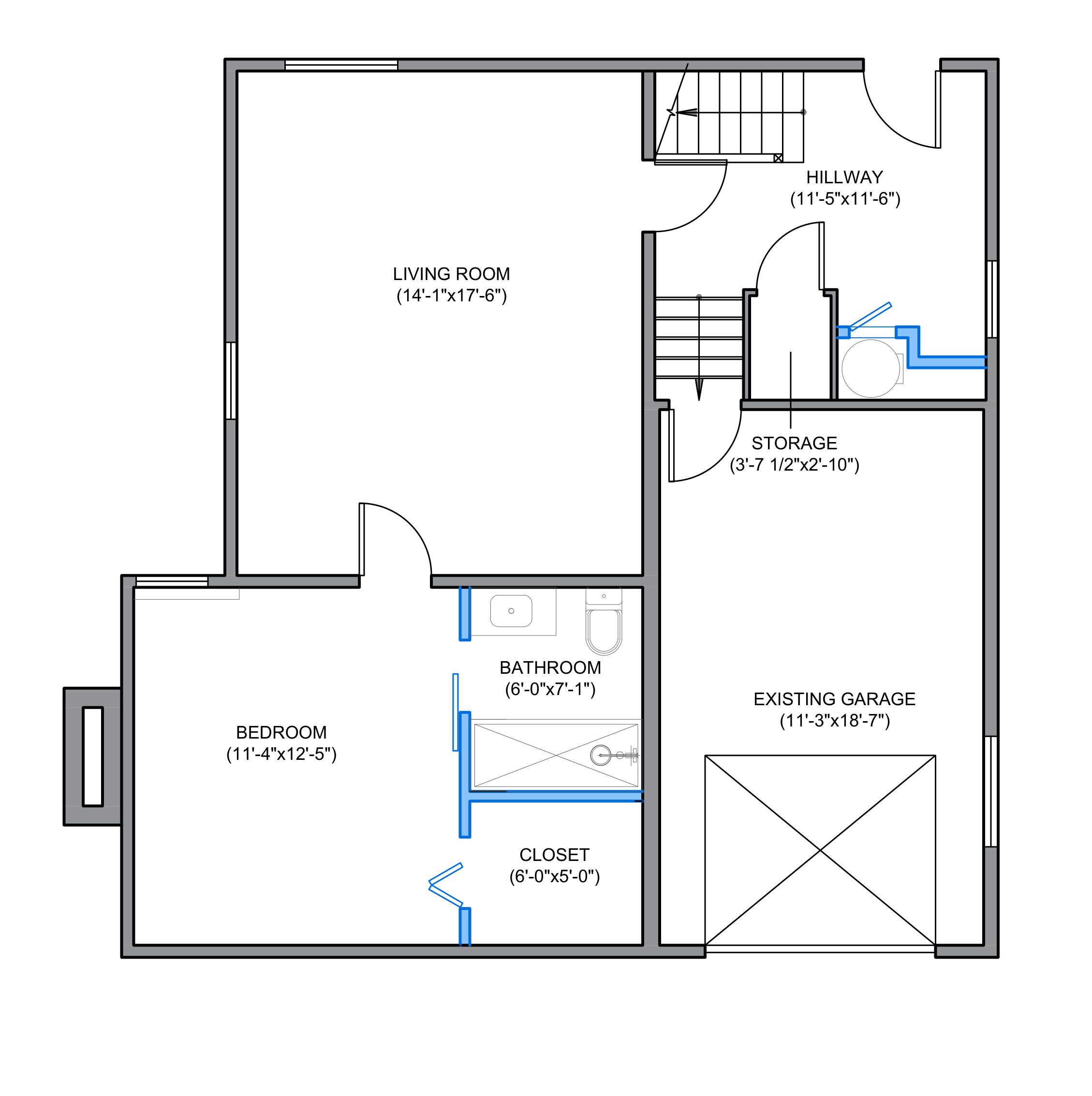 Floor plan after