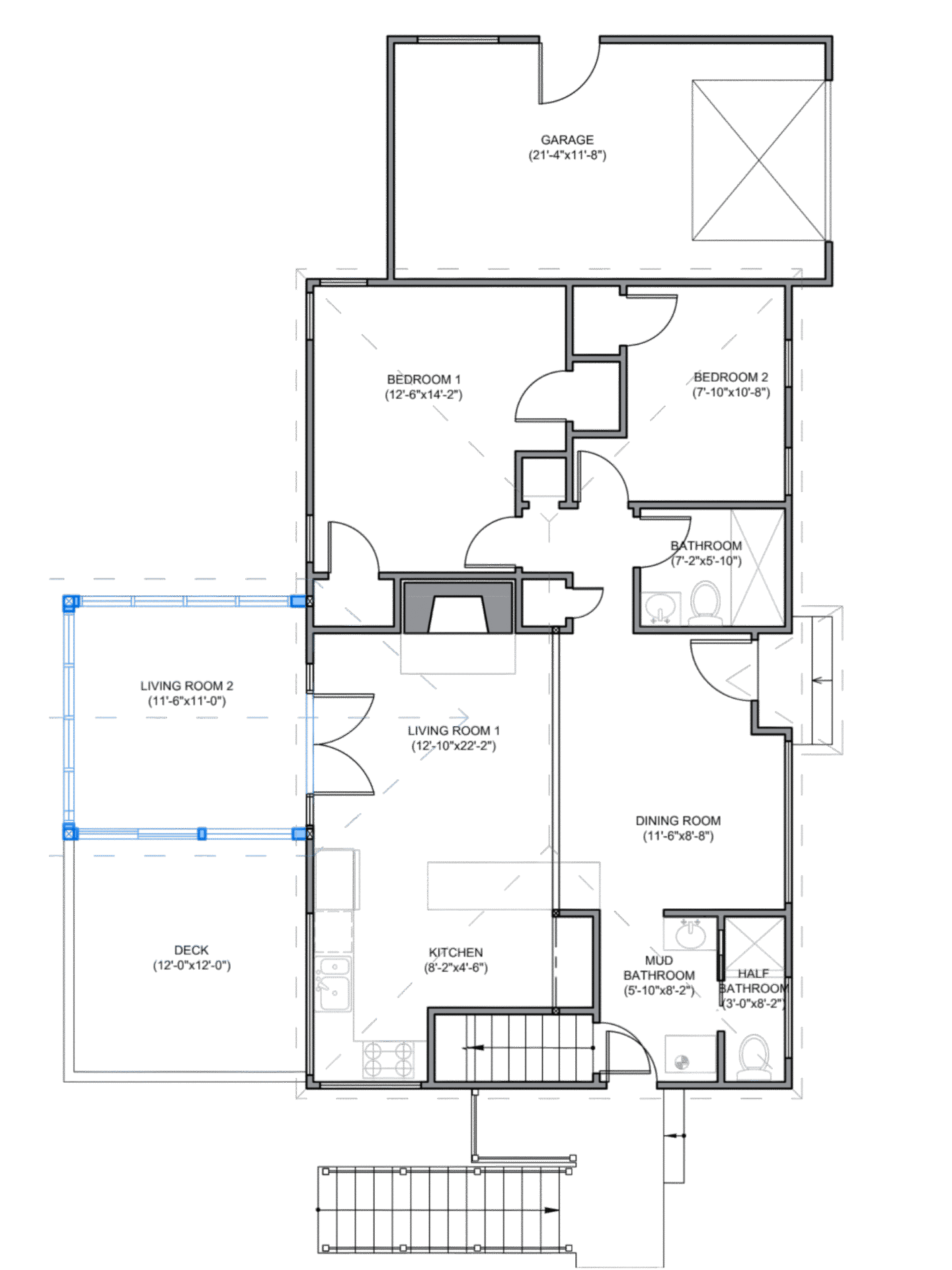 Floor plan after