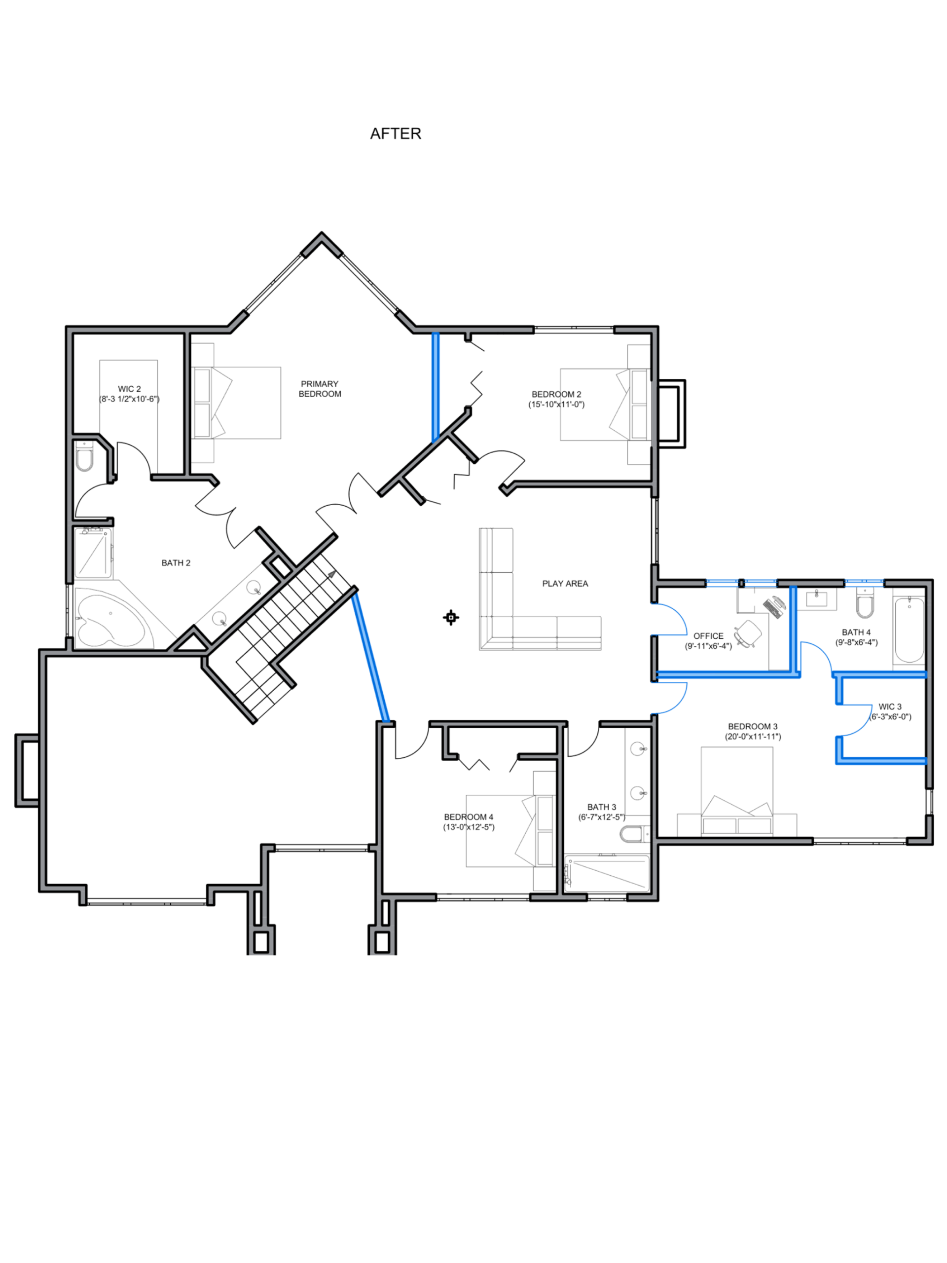 Floor plan after