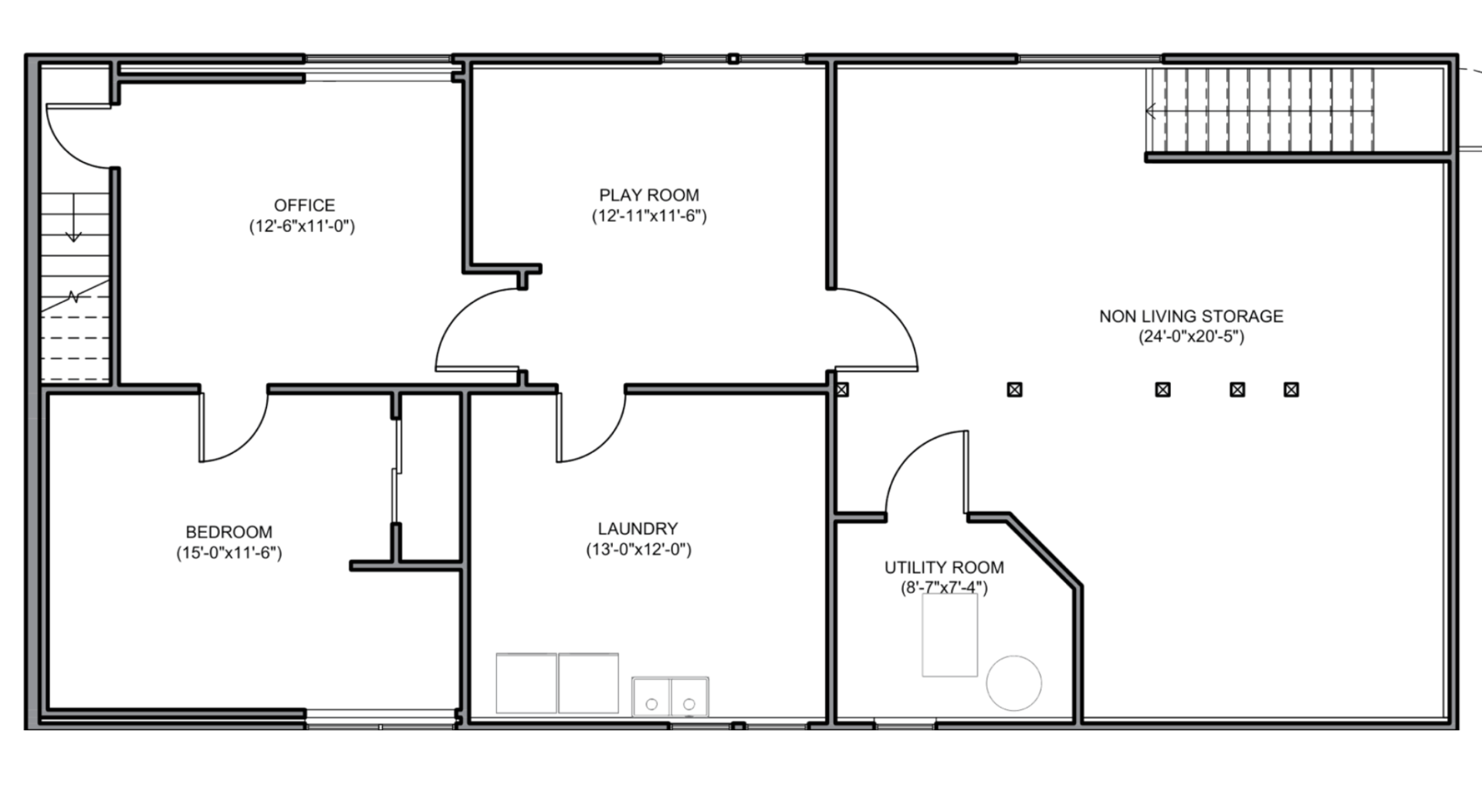 Floor plan before