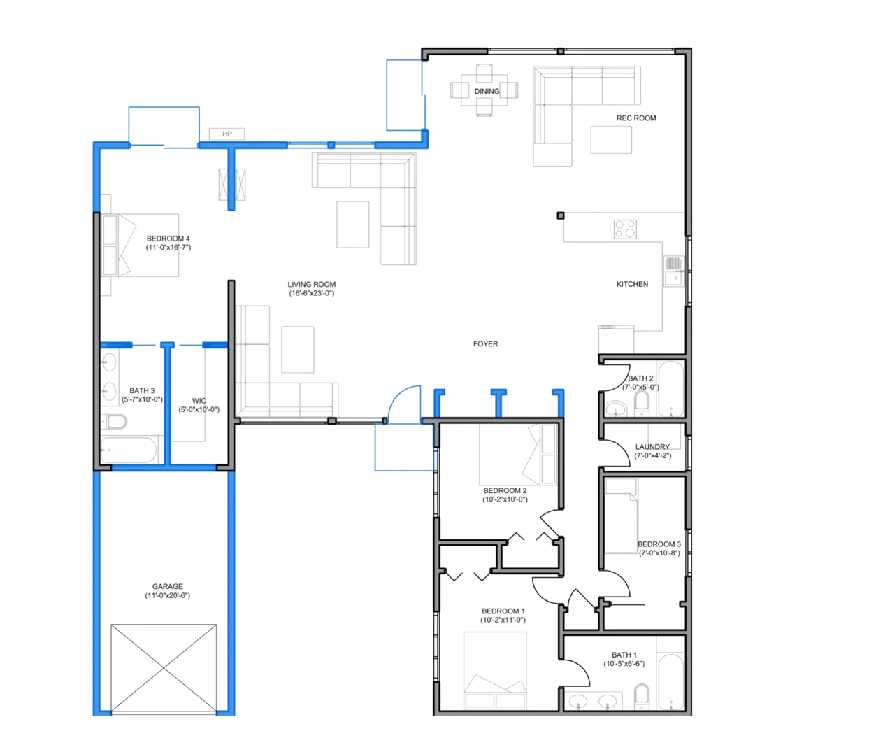 Floor plan after