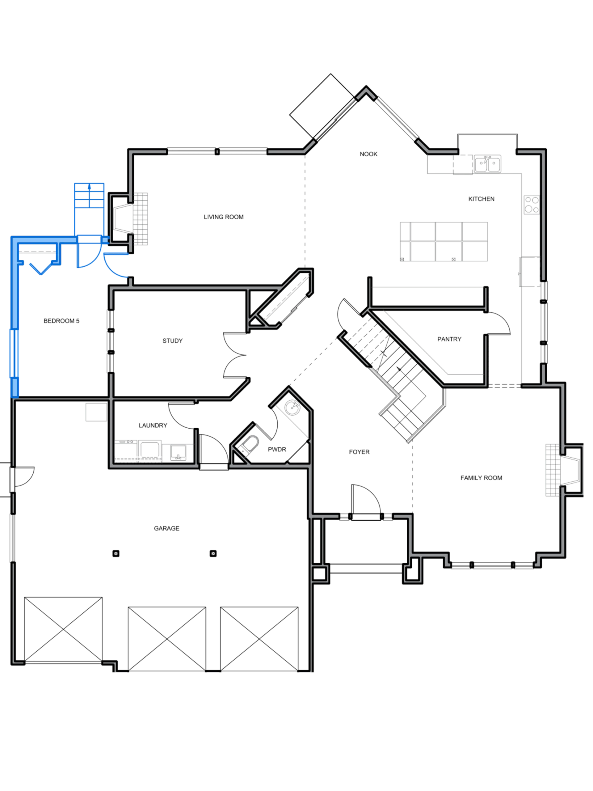 Floor plan after