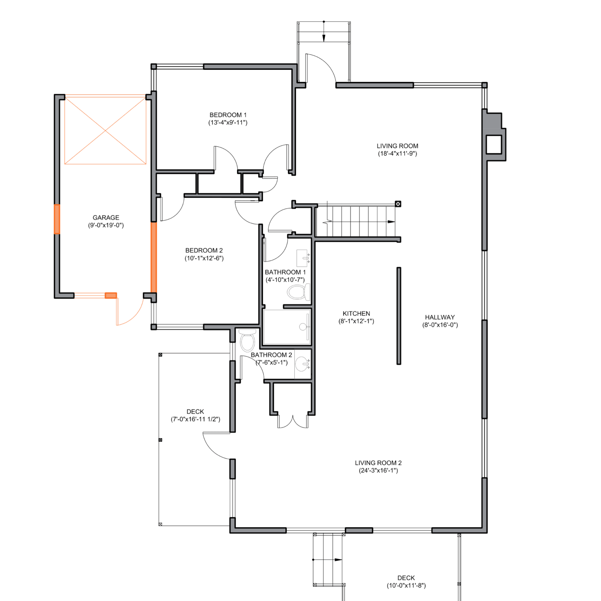 Floor plan before