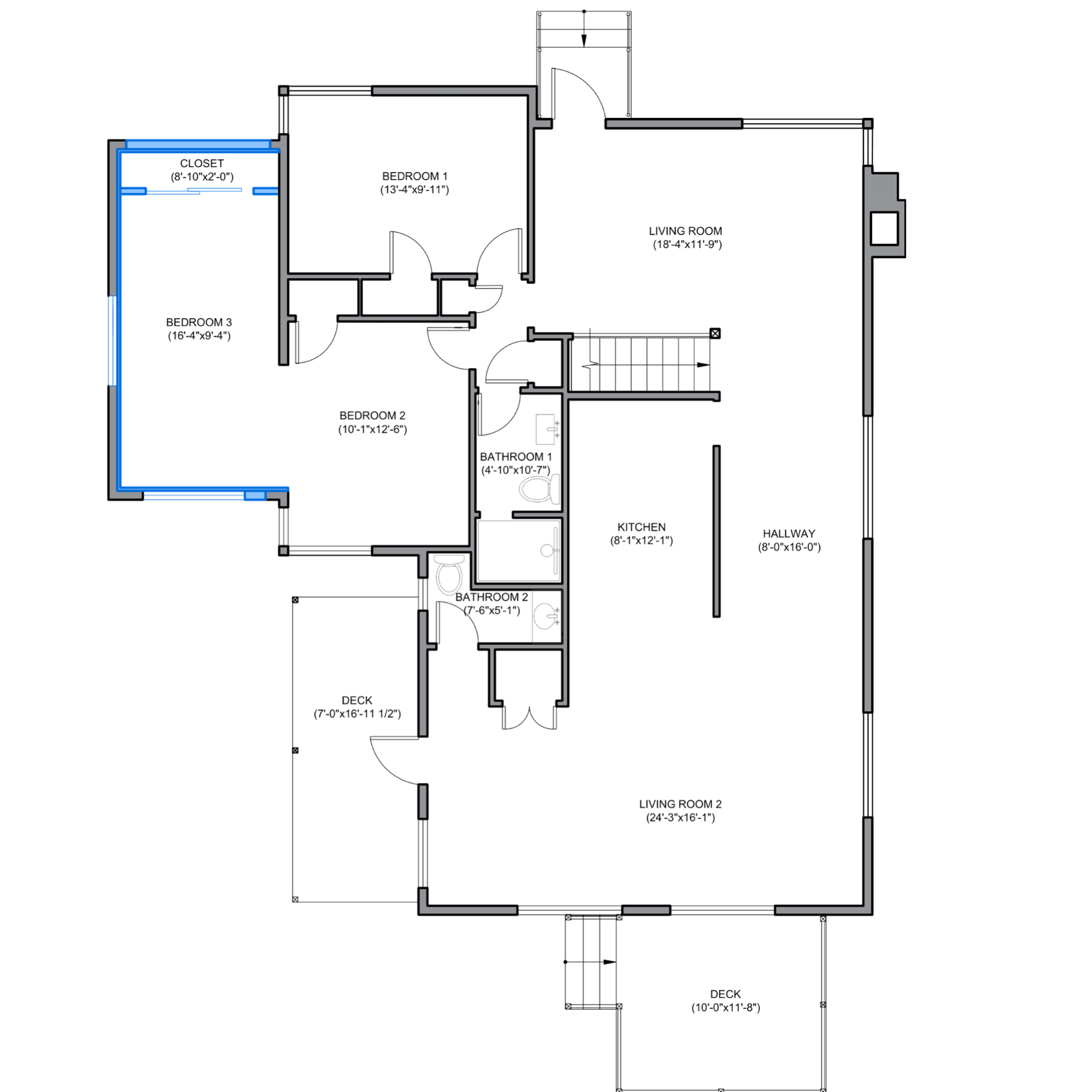 Floor plan after