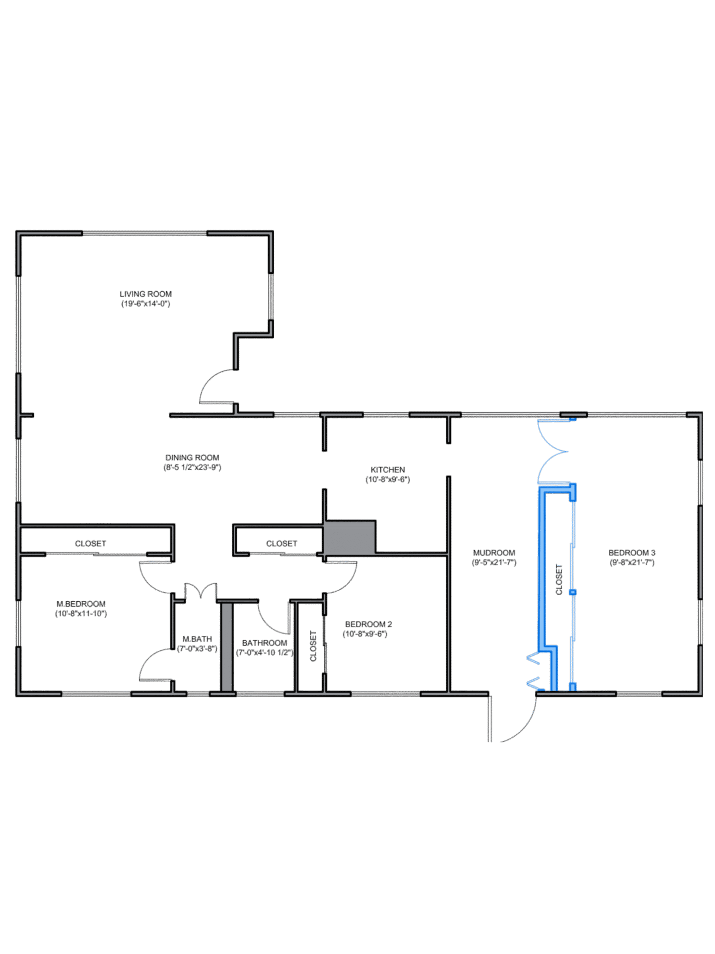 Floor plan after