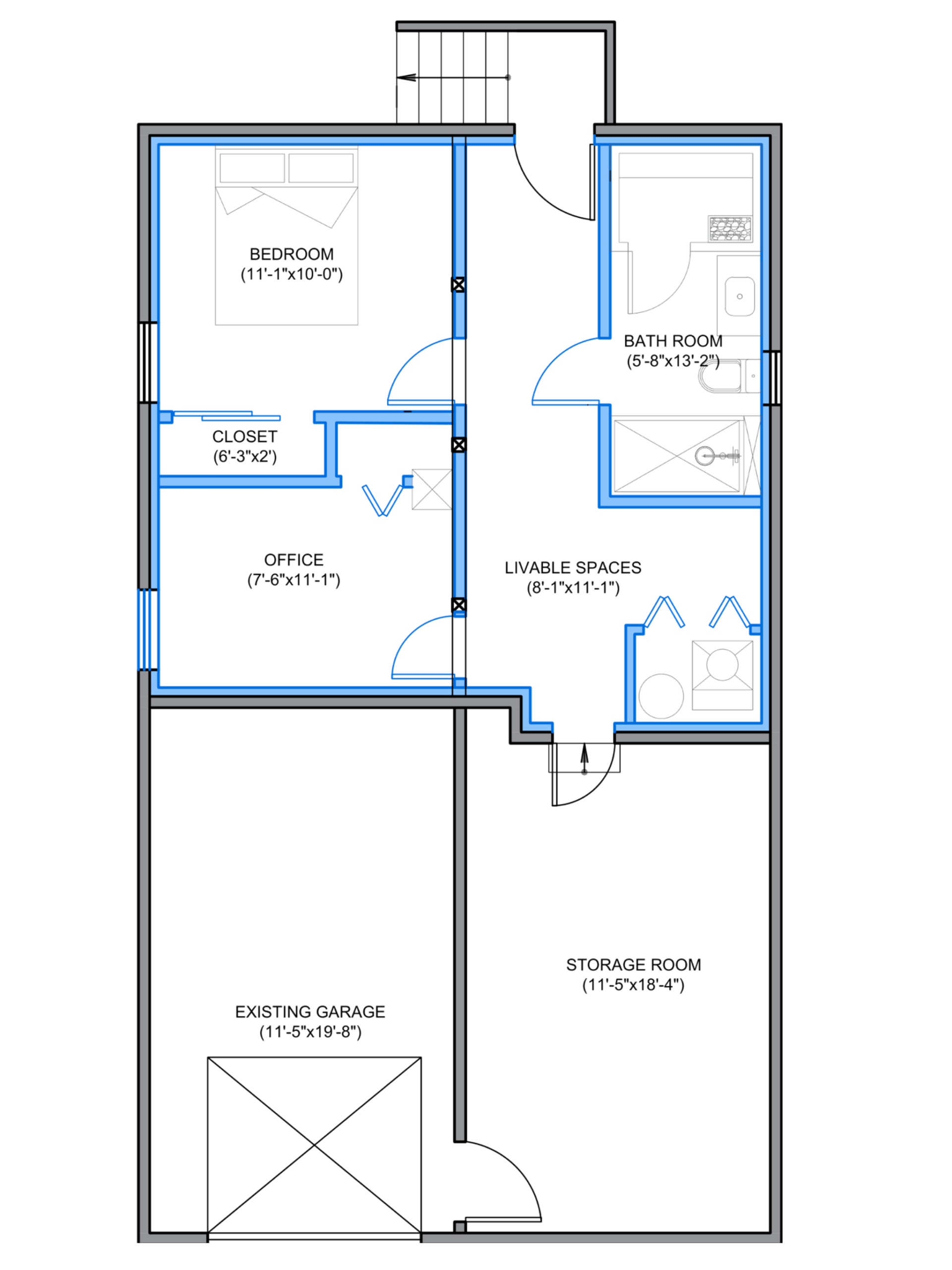 Floor plan after
